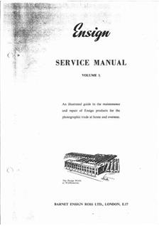 Barnet Ensign Ross Selfix manual. Camera Instructions.